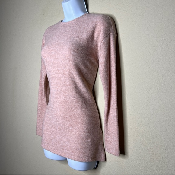 J CREW Pink Reversible V-Back Long-Sleeve Tunic - H9770 - Sz XXS - Picture 5 of 15